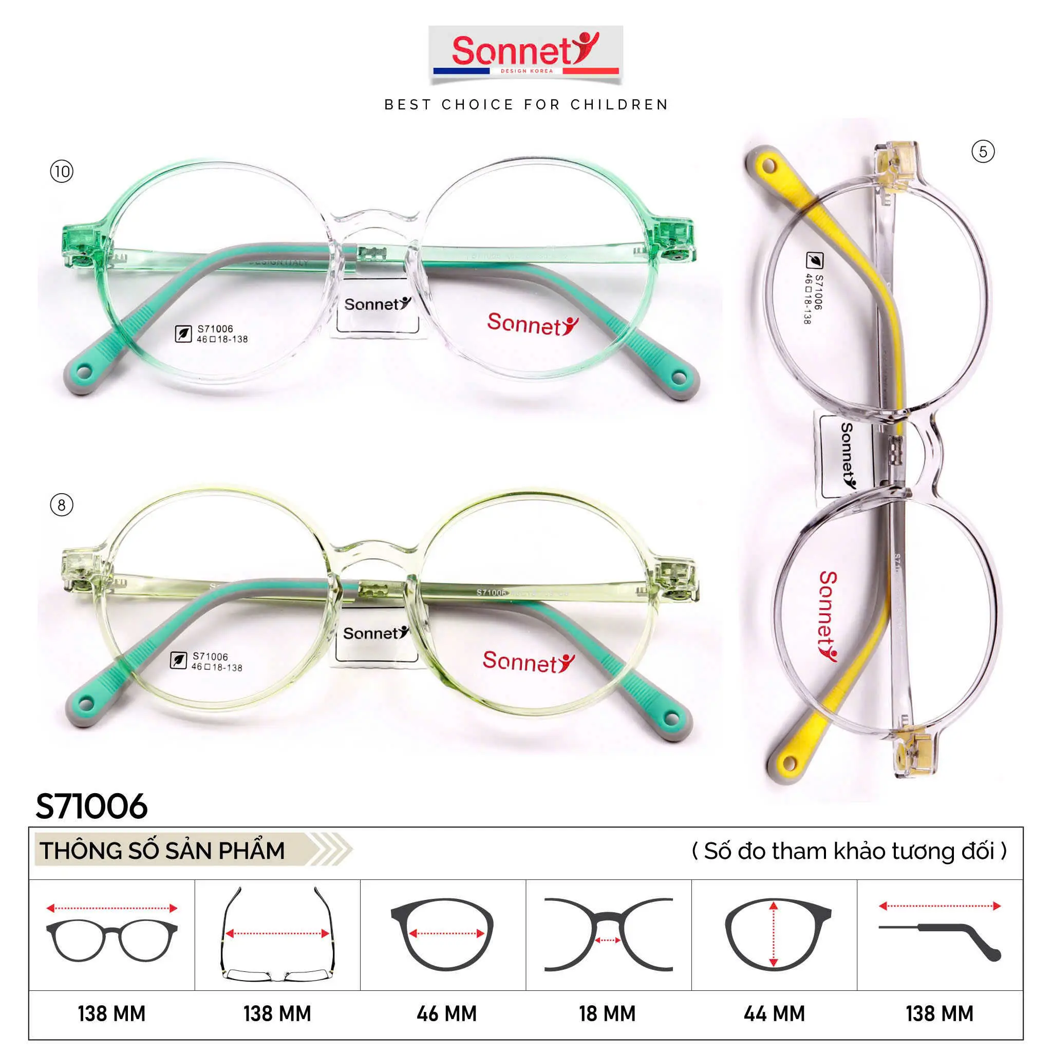 Gọng Sonneti S71006