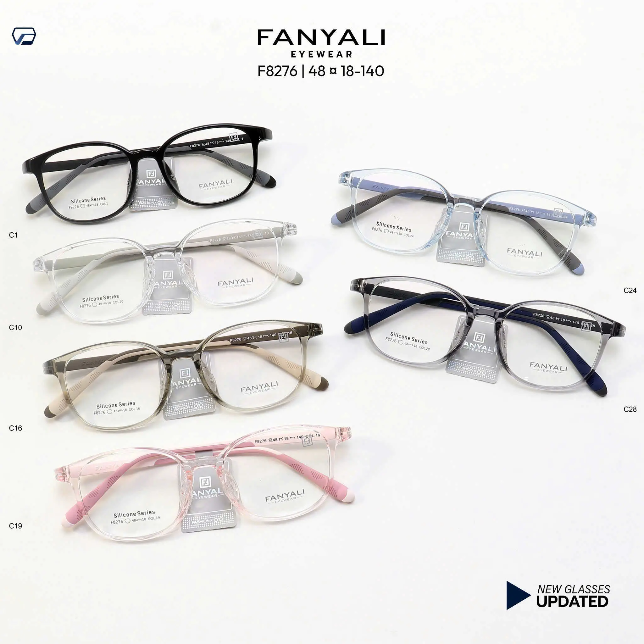 Gọng kính FANYALI F8276 C16