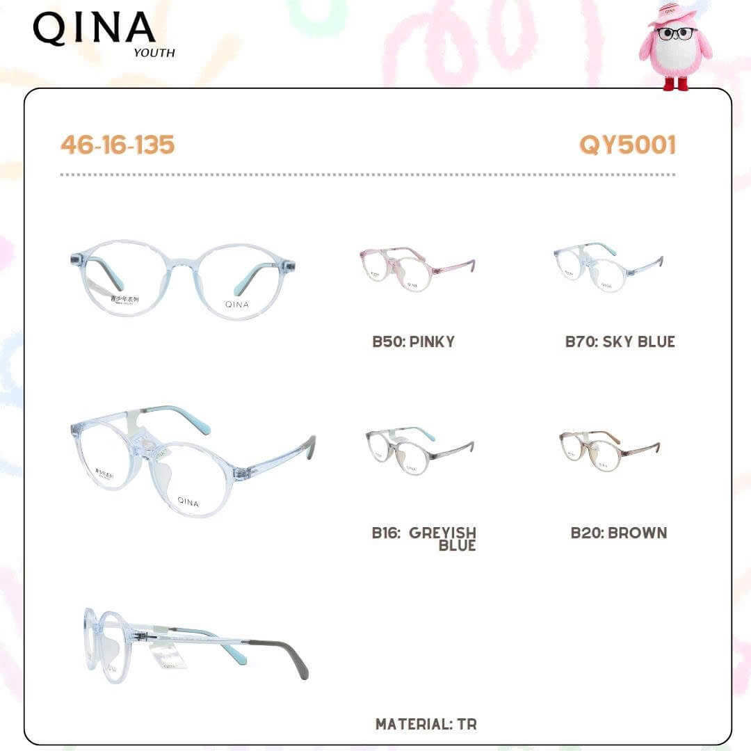 Gọng kính QINA QY5001.B50.C