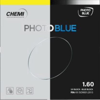 Tròng CHEMI PHOTOBLUE 1.60