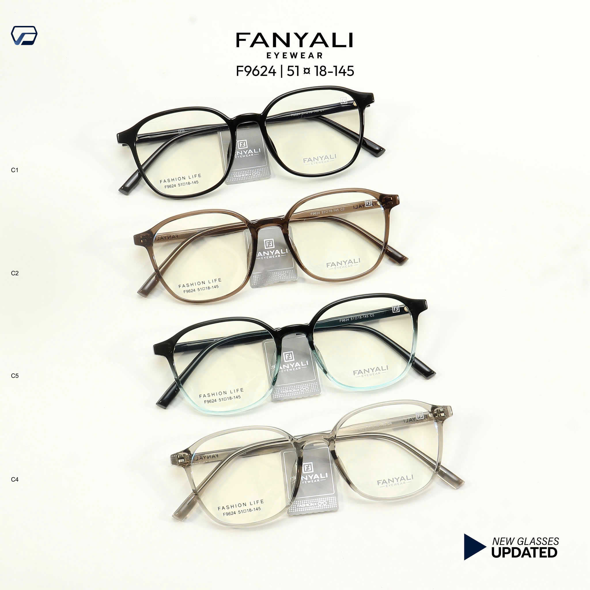 Gọng kính FANYALI F9624 C1