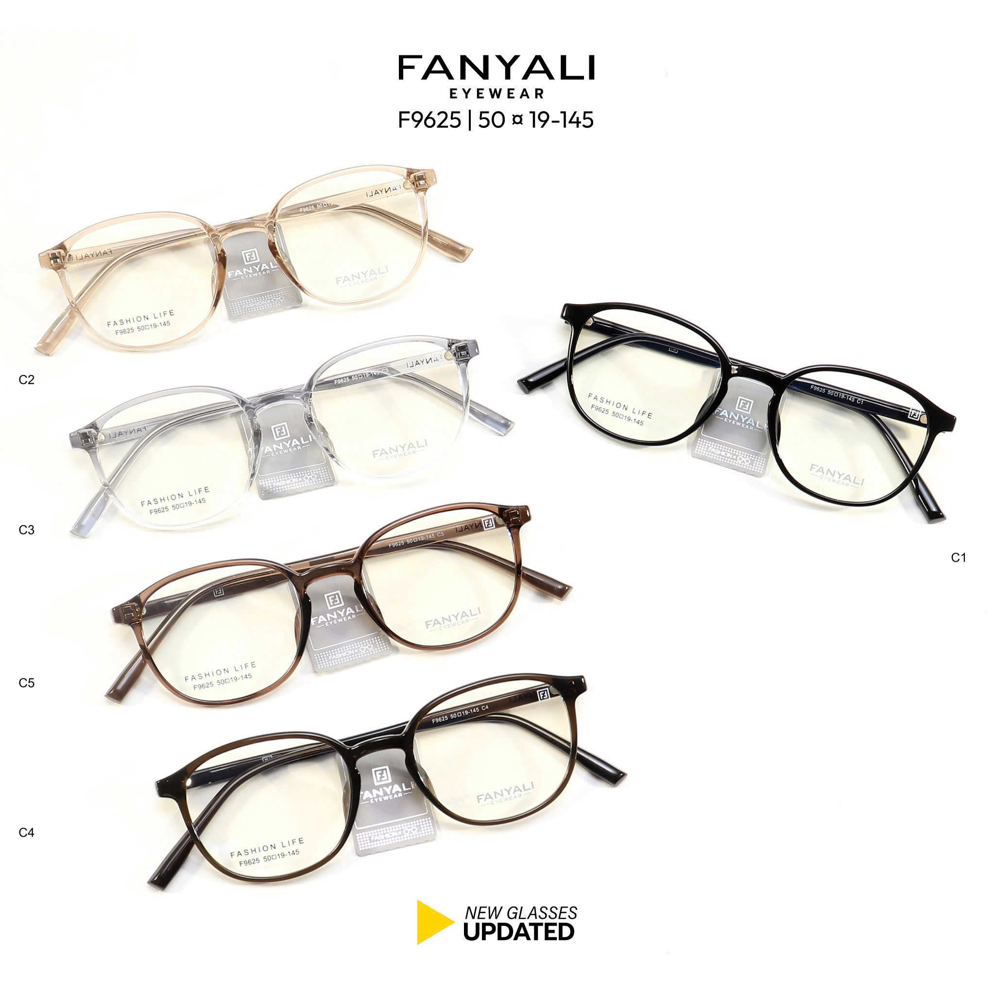 Gọng kính FANYALI F9625 C1
