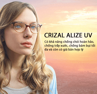 Tròng  Essilor Crizal Alize UV 1.56SPH