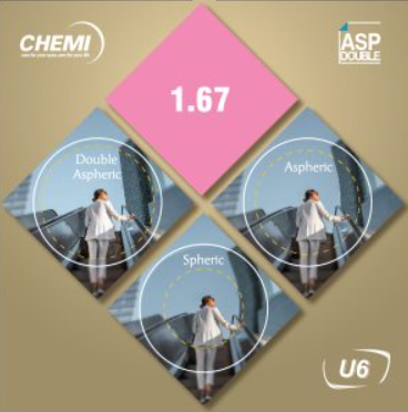 TRÒNG CHEMI DOUBLE ASPHERIC 1.67 DAS