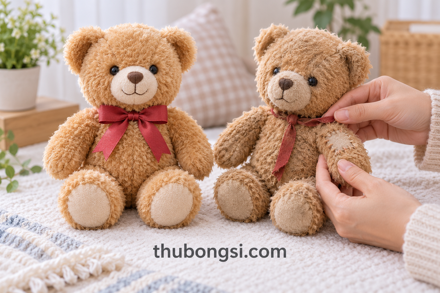 Ví dụ kiểm ngoại quan trên hai mẫu giả định, không phản ánh tình trạng hàng đang bán.